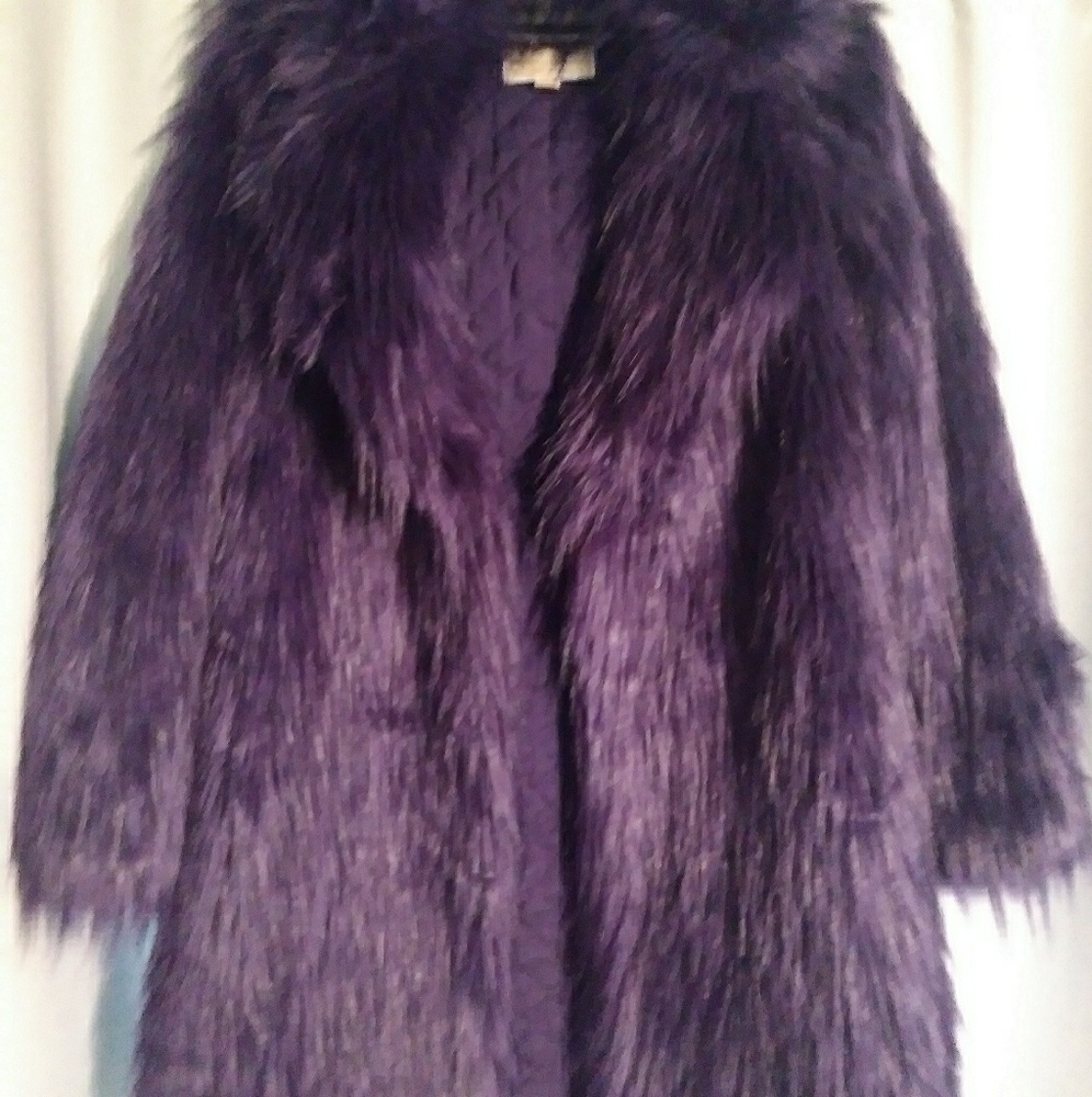Michael kors purple coat